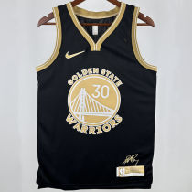 2025 Warriors CURRY #30 Black City Edition NBA Jerseys