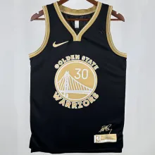 2025 Warriors CURRY #30 Black City Edition NBA Jerseys