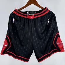 2025 Bulls Black NBA Cotton Pants