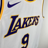 2025 Lakers JAMES JR. #9 White NBA Jerseys 热压