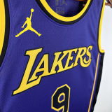 2025 Lakers JAMES JR. #9 Blue NBA Jerseys 热压