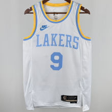 2025 Lakers JAMES JR. #9 White Retro NBA Jerseys 热压