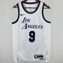 2025 Lakers JAMES JR. #9 White City Edition NBA Jerseys 热压