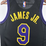 2025 Lakers JAMES JR. #9 Black City Edition NBA Jerseys 热压