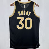 2025 Warriors CURRY #30 Black City Edition NBA Jerseys