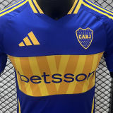 2024/25 Boca Home Blue Player Version Soccer Jersey