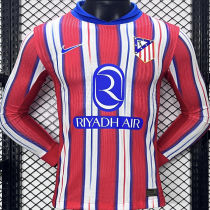 2024/25 ATM Home Player Version Long Sleeve Soccer Jersey