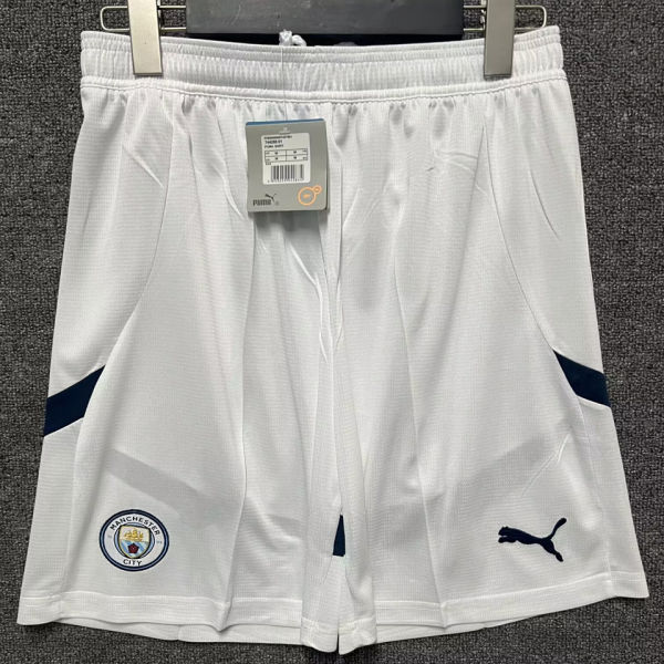 2024/25 Man City White Shorts Pants