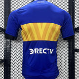 2024/25 Boca Home Blue Player Version Soccer Jersey