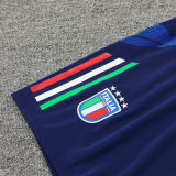 2025 Italy Sapphire Blue Vest Training Jersey(A Set)
