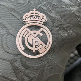2024/25 RM Third Black Player Version Long Sleeve Soccer Jersey
