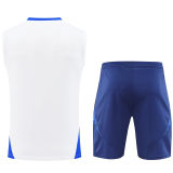 2025 Italy White Vest Training Jersey(A Set)