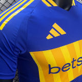 2024/25 Boca Home Blue Player Version Soccer Jersey