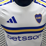 2024/25 Boca Away White Player Version Soccer Jersey