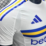 2024/25 Boca Away White Player Version Soccer Jersey
