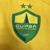 2024/25 Cuiabá Home Yellow Fans Soccer Jersey 库亚巴体育