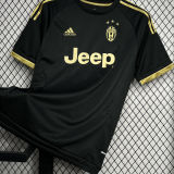 2015/16 JUV Third Black Retro Soccer Jersey