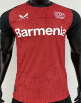 2024/25 LeverKusen Home Red Player Version Soccer Jersey