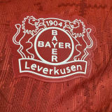 2024/25 LeverKusen Home Red Player Version Soccer Jersey
