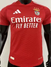 2024/25 Benfica Home Red Player Version Soccer Jersey