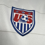2014 U.S Home White Retro Soccer Jersey