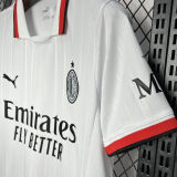 2024/25 AC Milan Away White Fans Soccer Jersey