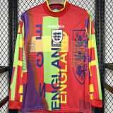 1996 England Goalkeeper Retro Long Sleeve Jersey