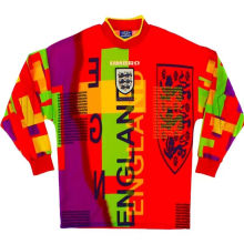 1996 England Goalkeeper Retro Long Sleeve Jersey