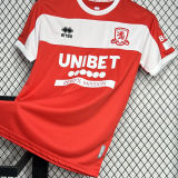 2024/25 Middlesbrough Home Red Fans Jersey