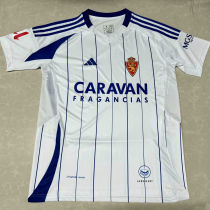 2024/25 Zaragoza Home White Fans Soccer Jersey