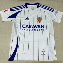 2024/25 Zaragoza Home White Fans Soccer Jersey