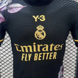 2024/25 RM Special Edition Y-3 Black Player Version Soccer Jersey