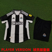 2024/25 Newcastle Home Player Version Soccer Jersey 球员版童装