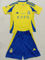 2024/25 Al Nassr Home Yellow Kids Soccer Jersey