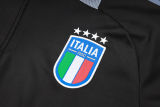 2025 Italy Black Sweater Tracksuit