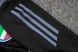 2025 Italy Black Sweater Tracksuit
