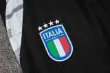 2025 Italy Black Sweater Tracksuit