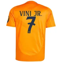 VINI JR． #7 RM Away Fans Jersey 2024/25 （UCL Font) ★★