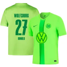 ARNOLD # 27 Wolfsburg Home Green Fans Soccer Jersey 2024/25 ★★