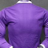 2016/17 RM Purple Away Retro Player Version Long Sleeve Soccer Jersey 球员版