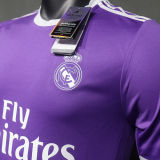 2016/17 RM Purple Away Retro Player Version Soccer Jersey 球员版