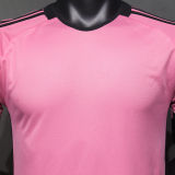 2024/25 Inter Miami Home Pink Player Version Soccer Jersey （No Logo） 光板