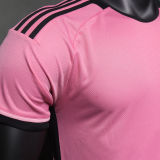 2024/25 Inter Miami Home Pink Player Version Soccer Jersey （No Logo） 光板