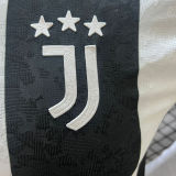 2024/25 JUV Home Player Version Long Sleeve Soccer Jersey