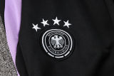2025 Germany Black Hoody Zipper Jacket Tracksuit