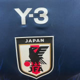 2024/25 Japan Home Y-3 Blue Player Version Long Sleeve Jersey
