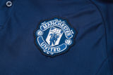 2025 M Utd Sapphire Blue POLO Training Tracksuit