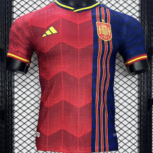 2024/25 Spain Special Edition Red Player Version Soccer Jersey