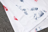 2025 PSG White Vest Training Jersey(A Set)