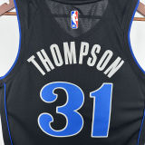 2025 Mavericks THOMPSON #31 Black City Edition NBA Jerseys